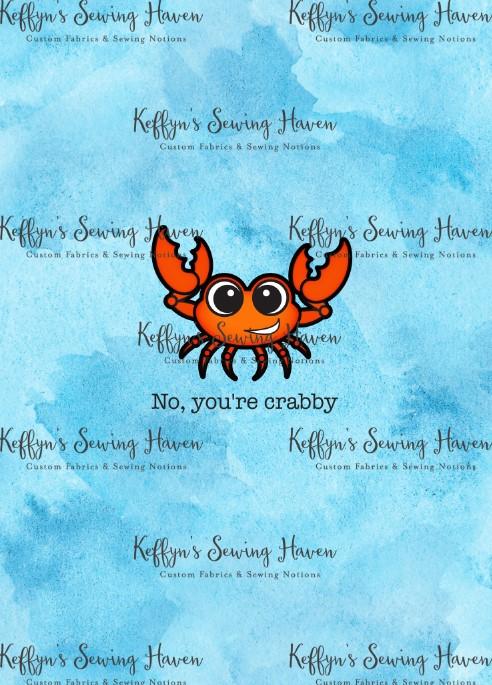 *BACK ORDER* Sea Animals You're crabby Panels