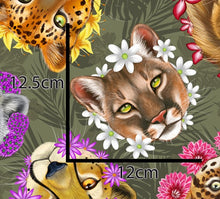 Load image into Gallery viewer, *BACK ORDER* Feline Fanatic&#39;s Khaki Flowers