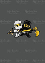 Load image into Gallery viewer, *BACK ORDER* Ninjas Black &amp; White Panels