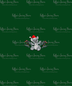 *BACK ORDER* Aussie Christmas Koala Dark Green Panels