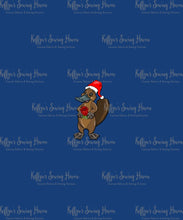 Load image into Gallery viewer, *BACK ORDER* Aussie Christmas Platypus Navy Panels