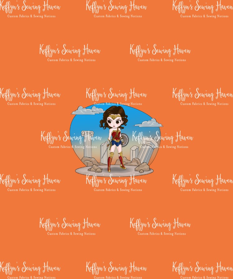 *BACK ORDER* Cartoon Heroes WWoman panels