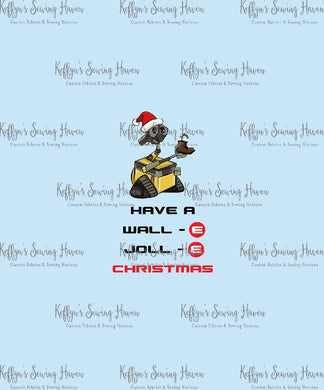 *BACK ORDER* Christmas Robots Walle Panels
