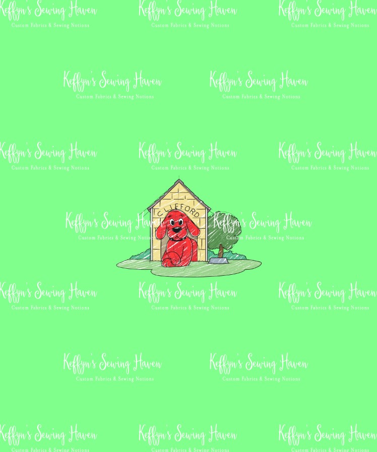 *BACK ORDER* Red Dog Kennel Green Panel