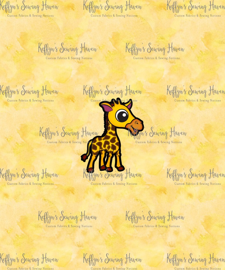 *BACK ORDER* Safari Animals Giraffe Panels