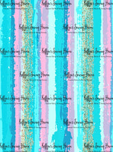 Load image into Gallery viewer, *BACK ORDER*Naughty Pandas Aqua Stripes Co-Ord
