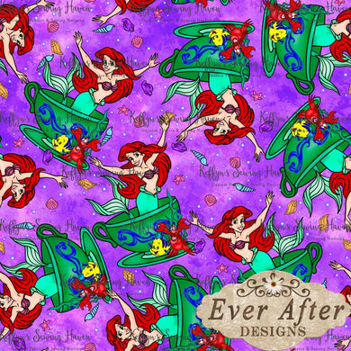 *BACK ORDER* Ever After Designs - Mermaid Teacups