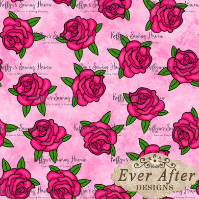 *BACK ORDER* Ever After Designs - Sleeping Flowers on Pink