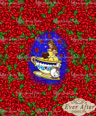 *BACK ORDER* Ever After Designs - Librarian Roses Panel