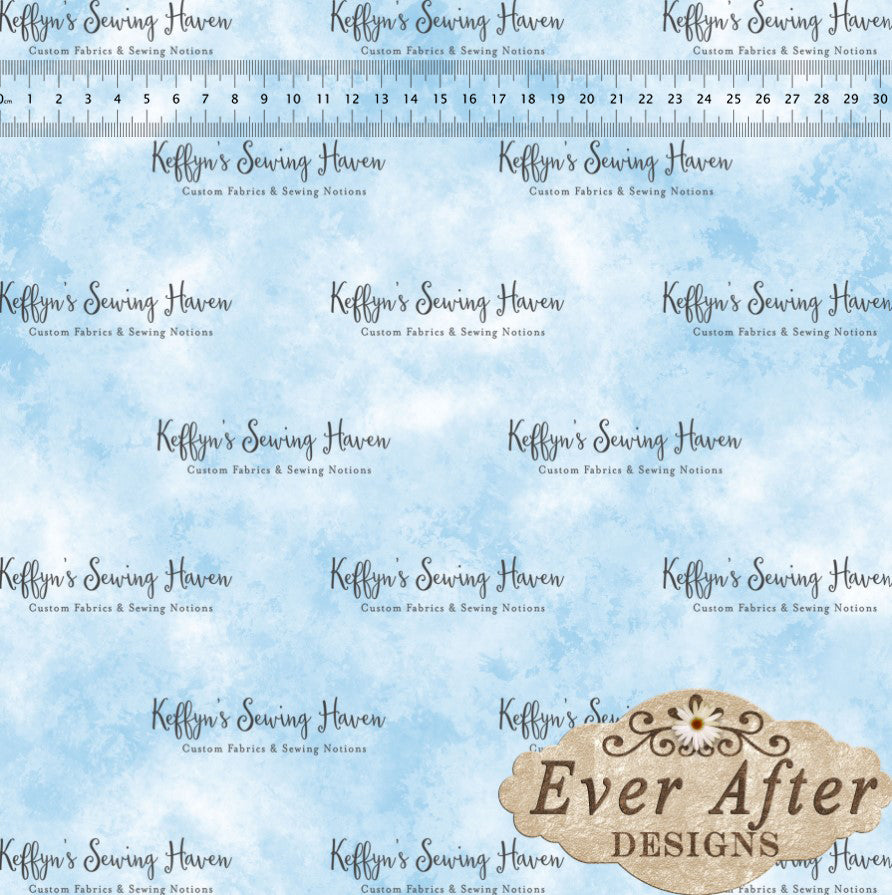 *BACK ORDER* Ever After Designs - Slipper Pale Blue Haze