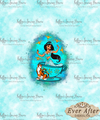 *BACK ORDER* Ever After Designs - Arabian Light Teal Panel
