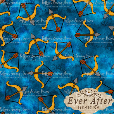 *BACK ORDER* Ever After Designs - Scottish Bow on Blue