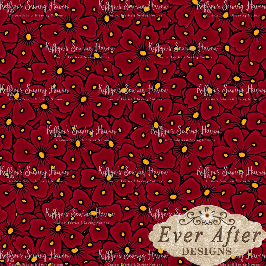 *BACK ORDER* Ever After Designs - Oriental Flowers Stacked