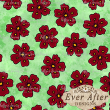 Load image into Gallery viewer, *BACK ORDER* Ever After Designs - Oriental Flowers on Green