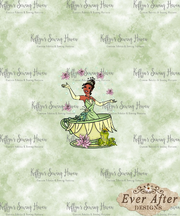 *BACK ORDER* Ever After Designs - Frog Sage Panel