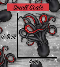 Load image into Gallery viewer, *BACK ORDER* Ever After Designs - Red Octopus on Grey