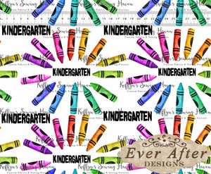 *BACK ORDER* Ever After Designs - Kindergarten Crayons 1