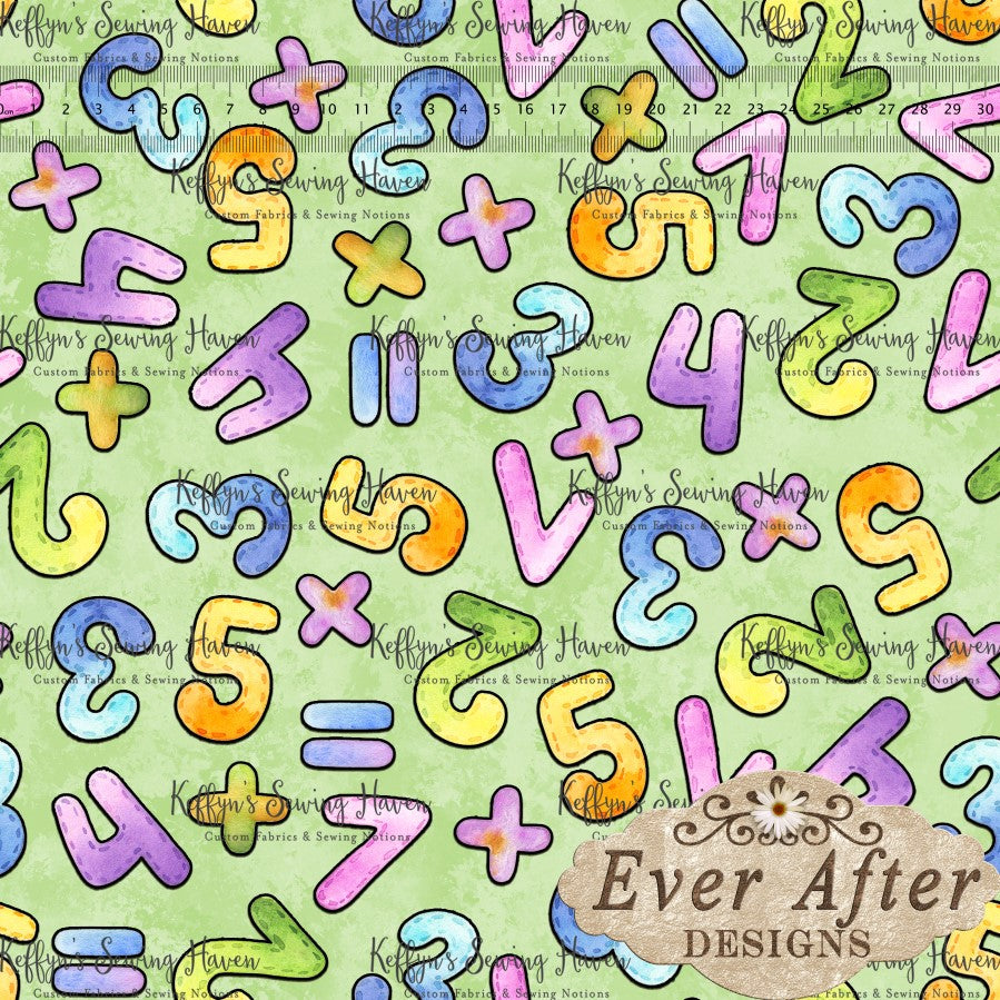 *BACK ORDER* Ever After Designs - Frozen Numbers Green