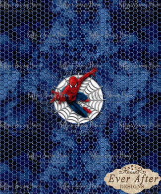 *BACK ORDER* Ever After Designs - Spiderman Blue