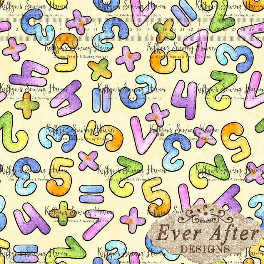 *BACK ORDER* Ever After Designs - Frozen Numbers Yellow