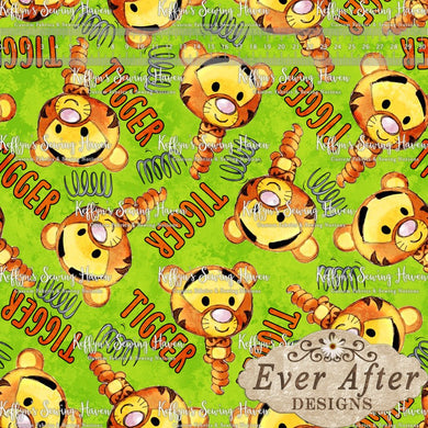 *BACK ORDER* Ever After Designs - Tiger on Green