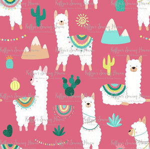 *BACK ORDER* Llamas Pink