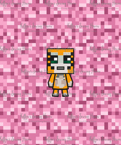 *BACK ORDER* Miners Pink Stampy Cat Panels