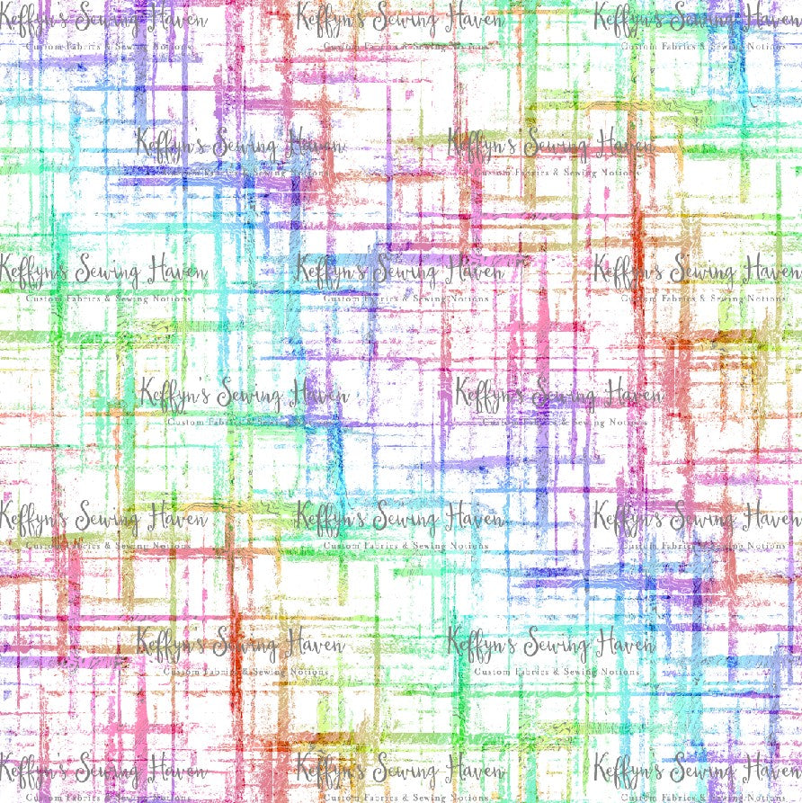*BACK ORDER* Criss cross Rainbow White