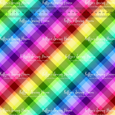 *BACK ORDER* Rainbow Tartan Gingham