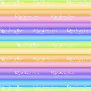 *BACK ORDER* Pastel Rainbow Stripes