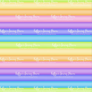 *BACK ORDER* Pastel Rainbow Stripes