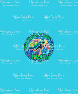 *BACK ORDER* Ever After Designs - Baby Turtles Blue Panels