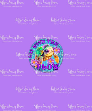 *BACK ORDER* Ever After Designs - Baby Turtles Purple Panels