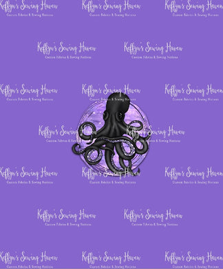 *BACK ORDER* Ever After Designs - Purple Octopus Panel