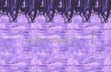 Load image into Gallery viewer, *BACK ORDER* Ever After Designs - Purple Octopus Tentacle Single Border (1 Meter) Panel