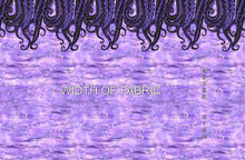 Load image into Gallery viewer, *BACK ORDER* Ever After Designs - Purple Octopus Tentacle Single Border (1 Meter) Panel