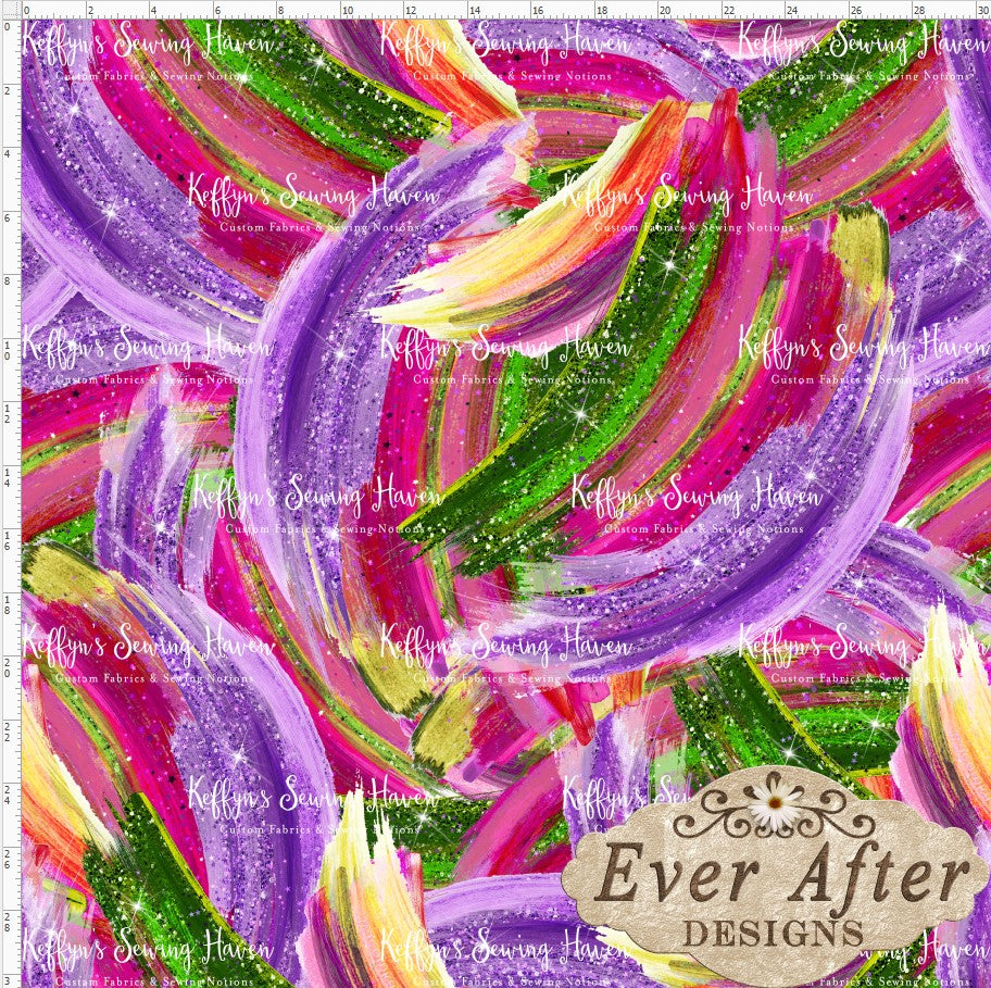 *BACK ORDER* Ever After Designs - Mardi Gra Paint Strokes