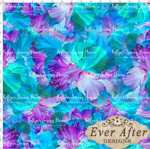 *BACK ORDER* Ever After Designs - Teal Purple Petals