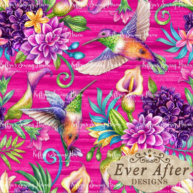*BACK ORDER* Ever After Designs - Humming Birds Pink