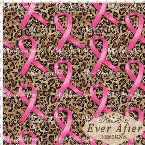*BACK ORDER* Ever After Designs - Leopard Pink Ribbon