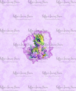 *BACK ORDER* Ever After Designs - Dragon Lilac Panels