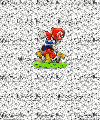 *BACK ORDER* Super Plumbers Red Plumber White Panels