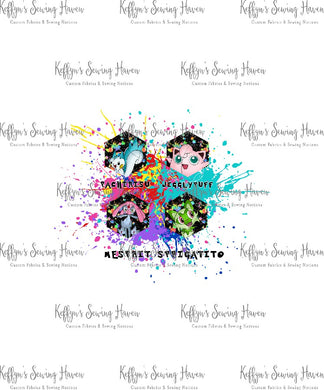 *BACK ORDER* Little Critters Splatter Multicolour Panels