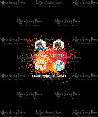 *BACK ORDER* Little Critters Splatter Orange Panels