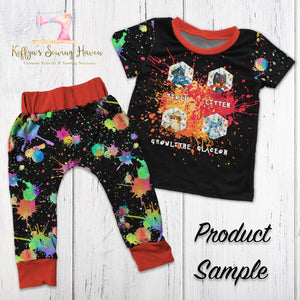 *BACK ORDER* Little Critters Splatter Orange Panels