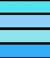 Load image into Gallery viewer, *BACK ORDER* Little Critters - Fox Blue 1cm Stripes