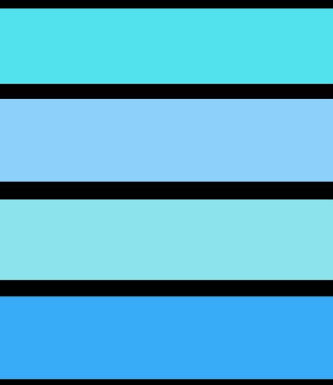 *BACK ORDER* Little Critters - Fox Blue 1cm Stripes