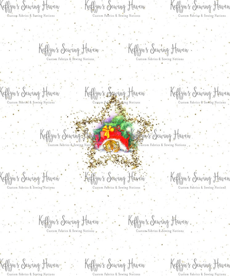 *BACK ORDER* Christmas Tiger Panels