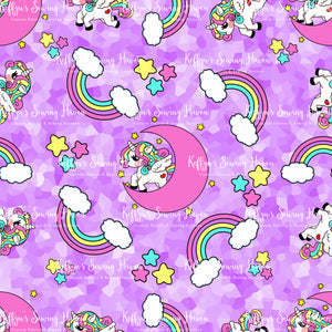 *BACK ORDER* Bright Unicorns Purple