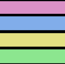Load image into Gallery viewer, *BACK ORDER* Little Critters - Fox Rainbow 1cm Stripes